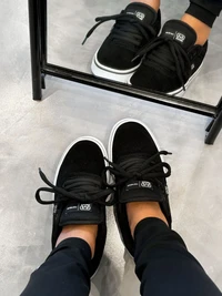 Hocks Flat Lite Preto/Branco