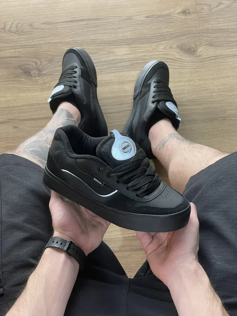 Hocks Puff Preto Refletivo