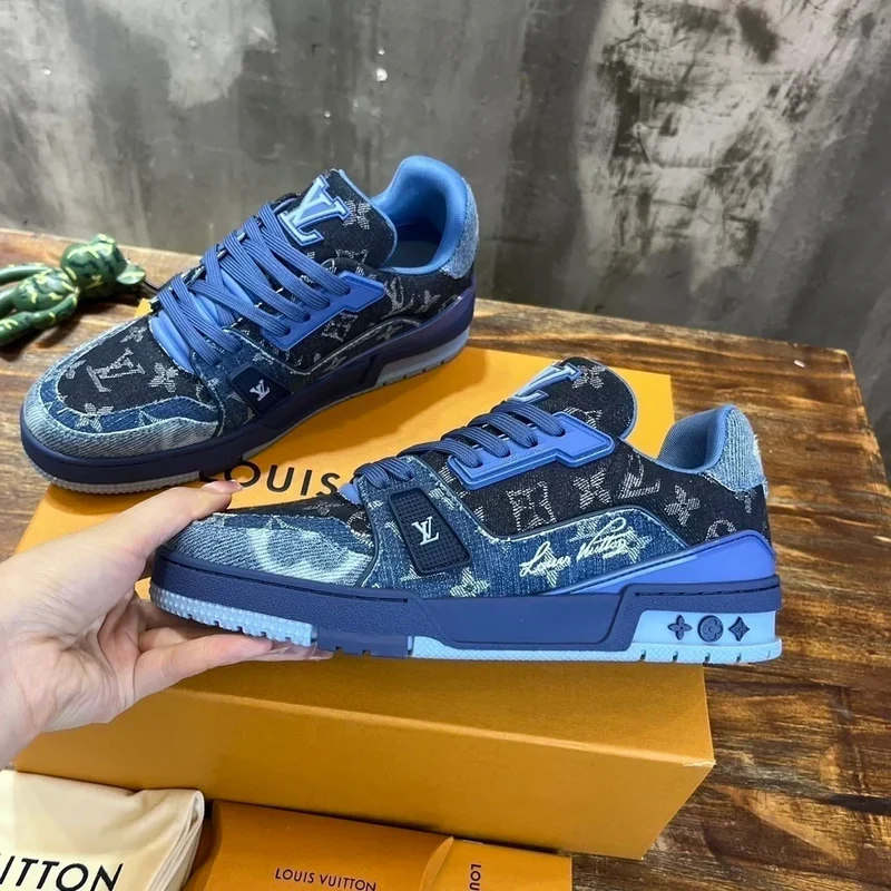 LV *Trainer - Jeans Black Blue