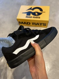 Tênis Mad Rats Old School Black/White