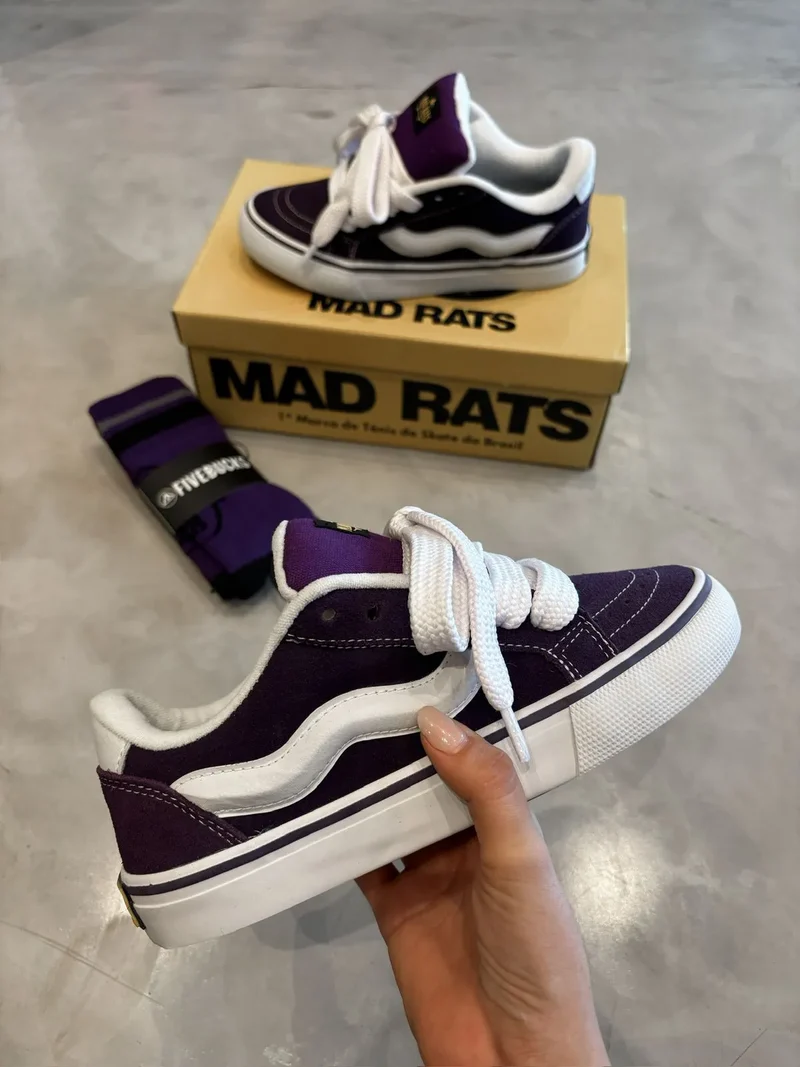 Tênis Mad Rats Bulky Classic 90 Roxo Destaque