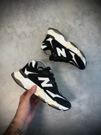 Tênis New Ballance 9060 - Preto/Branco - Premium