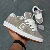 Qix Combat Suede Cinza/Branco