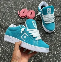 Qix Combat Suede Azul/Branco
