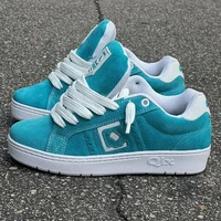 Qix Combat Suede Azul/Branco