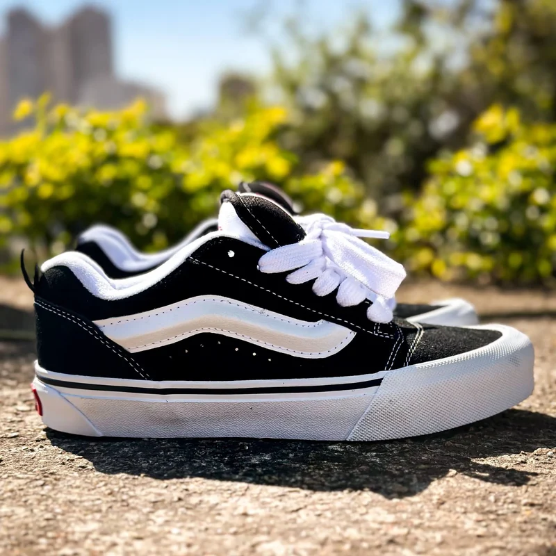 Vans Knu Skool Black White