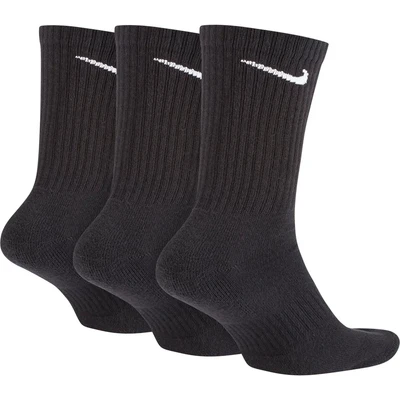 Meia Nike Cano Alto 3 Pares Preta
