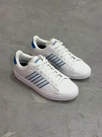 TÊNIS ADIDAS GRAND COURT 2.0 (BRANCO/AZUL)