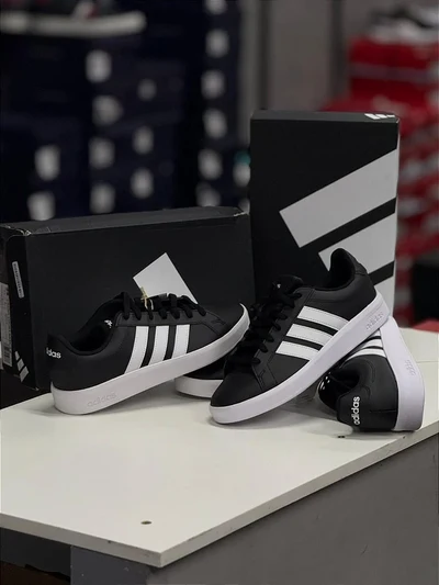 TÊNIS ADIDAS GRAND COURT BASE 3.0 BLACK
