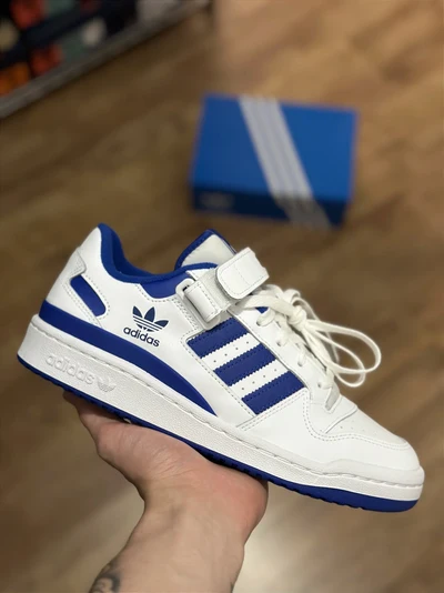ADIDAS FORUM LOW (branco/azul)