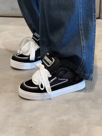 Tenis Stickers Cali Black White