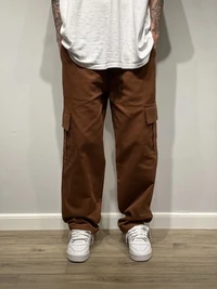 CALÇA CARGO MARROM (sarja premium)