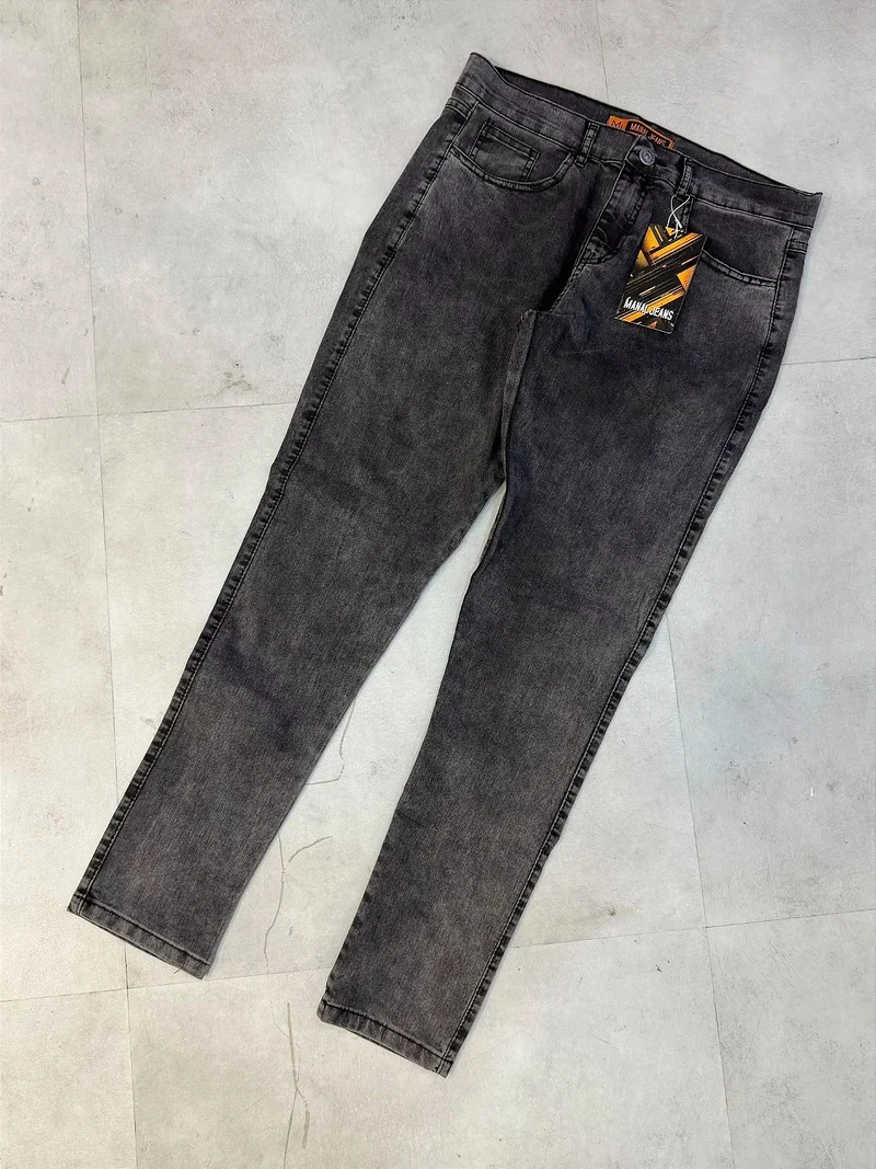 CALÇA JEANS STONED SLIM FIT