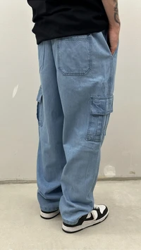 CALÇA CARGO JEANS 90’S