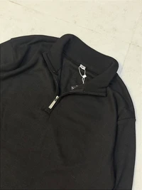 SUÉTER MEIO ZÍPER (preto)