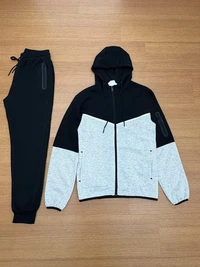 CONJUNTO MOLETOM TECH (preto/mescla)