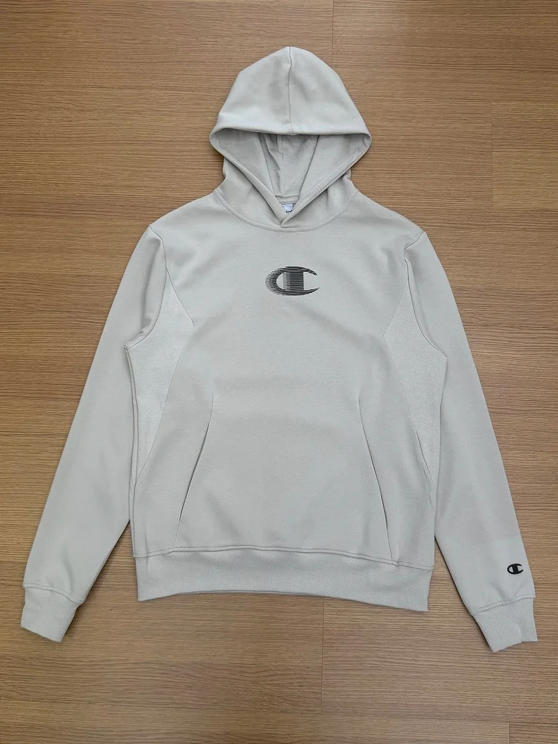 TECH HOODIE CHAMPION MOTION LOGO (beige)